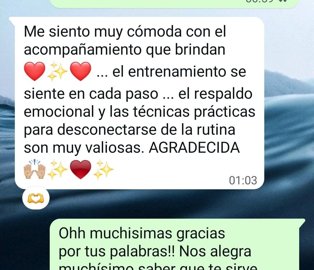 Testimonio real de la comunidad 3