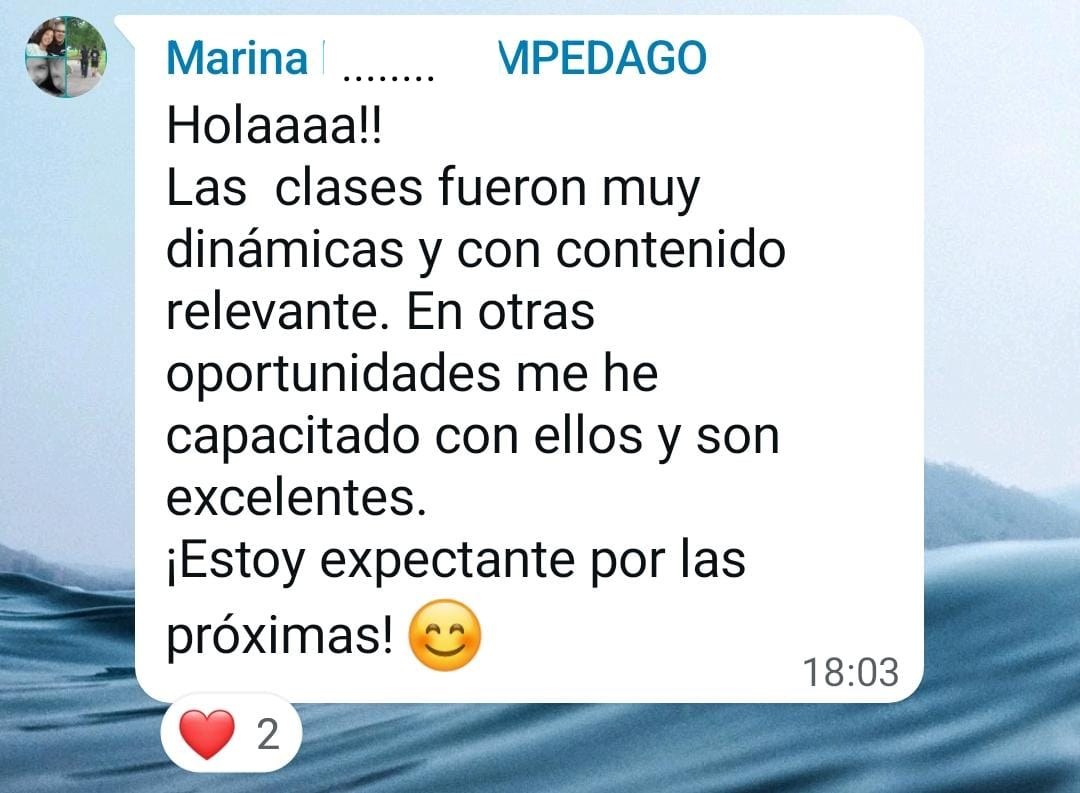 Testimonio real de la comunidad 8