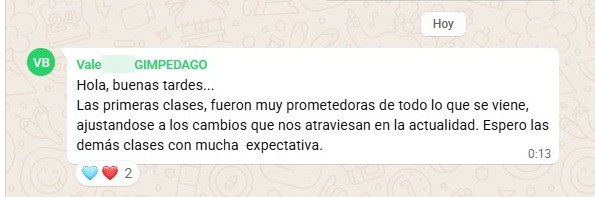 Testimonio real de la comunidad 10